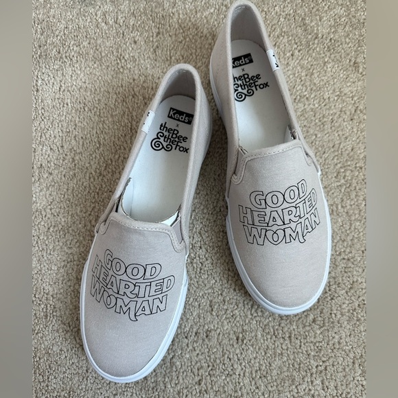New Keds x the Bee & the Fox Double Decker size 8 M “Good Hearted Woman” - Picture 1 of 4